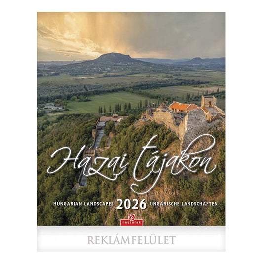 Falinaptár CSG 300x340mm álló Hazai tájakon 2026. kép