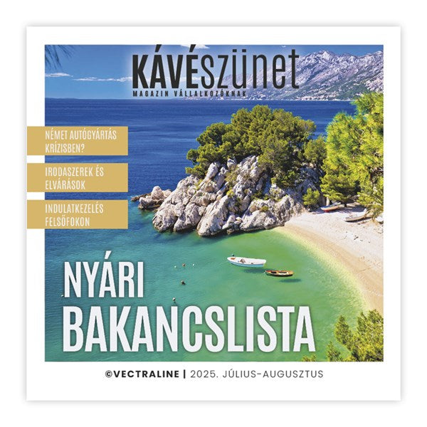 Kávészünet magazin 2025. július-augusztus 7-8 szám. kép