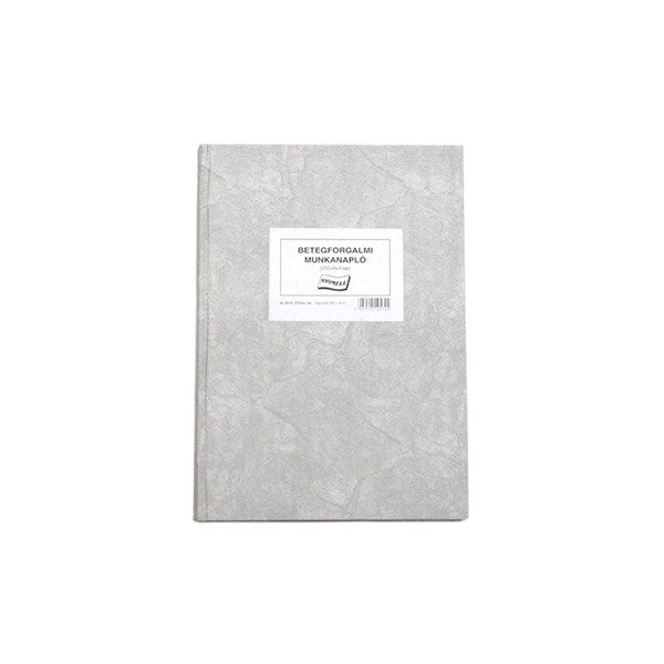 Nyomtatvány betegforgalmi munkanapló A/4 álló 250+4+4 lapos kép