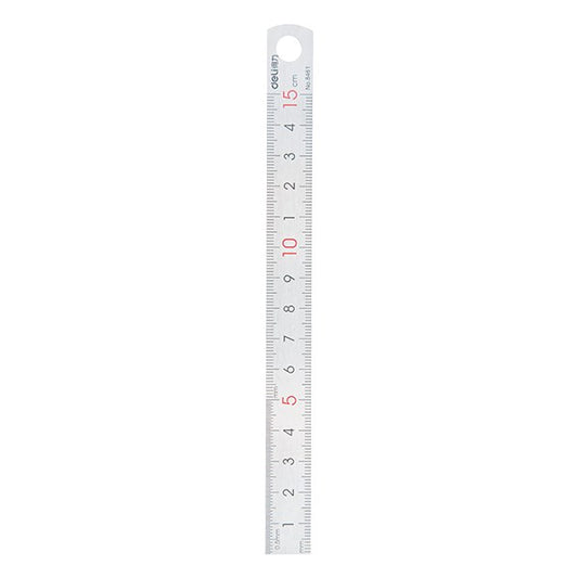 Vonalzó DELI fém 15 cm kép