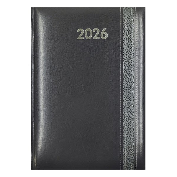 Határidőnapló ALISCA Rebel varrott B/5 heti fehér lapos szürke 2026. kép