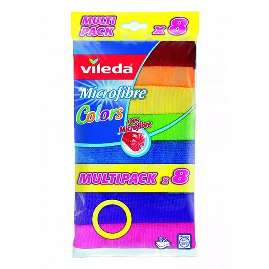 Törlőkendő mikroszálas VILEDA Color  8 darabos kép