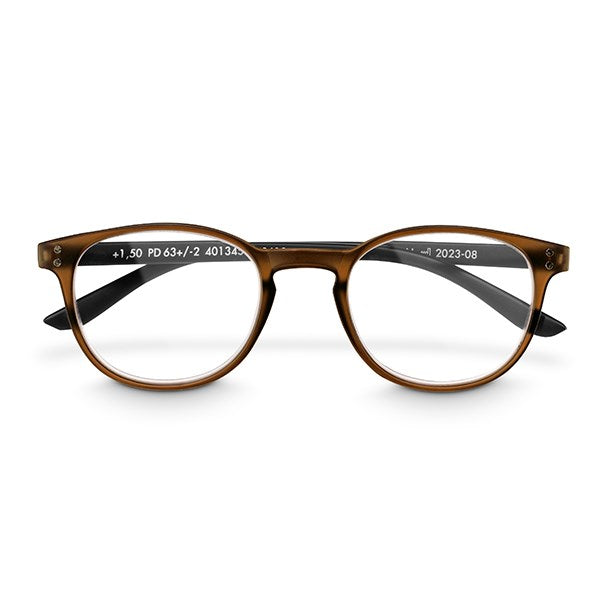 Olvasószemüveg műanyag HAMA +3,0 barna-fekete kép