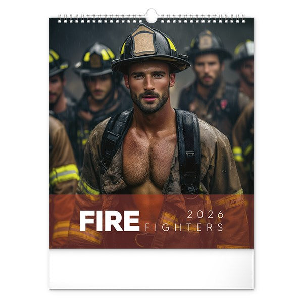 Falinaptár REALSYSTEM 300x340mm álló Firefighters 2026. kép