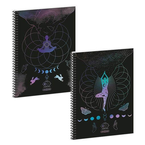 Spirálfüzet vonalas ARS UNA Mystic Constellation A/4 60 lapos kép