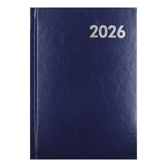 Határidőnapló ALISCA B/6 napi fehér lapos kék 2026. kép