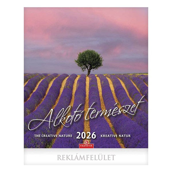 Falinaptár CSG 300x340mm álló Alkotó természet 2026. kép