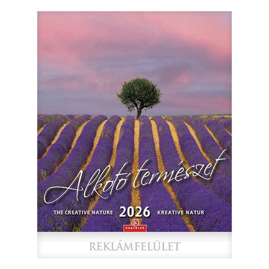 Falinaptár CSG 300x340mm álló Alkotó természet 2026. kép