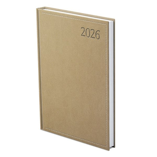 Határidőnapló TOPTIMER Traditional T015 A/5 heti fehér lapos bézs 2026. kép