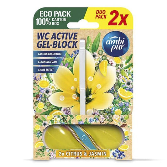 Toalett illatosító AMBI PUR 2x45g Lemon&Jasmin kép