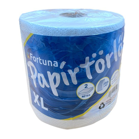 Kéztörlő tekercses FORTUNA  XL 2 rétegű 350 lapos 1 tekercses kép