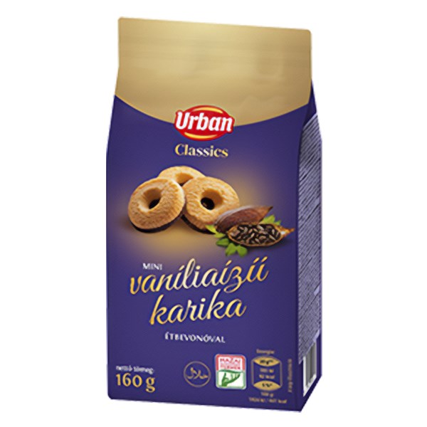 Keksz URBAN Classic vaniliás karika 160 g kép