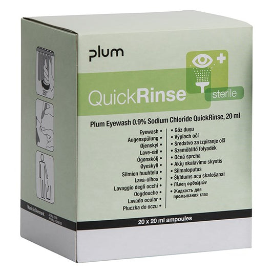 Szemkimosó ampulla PLUM QuickRinse utántöltő 5 db/doboz kép