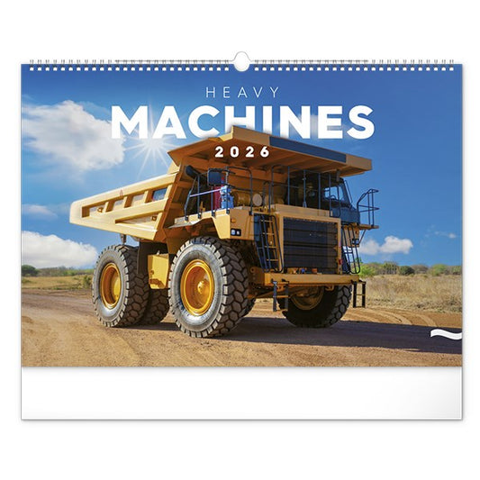 Falinaptár REALSYSTEM 480x330mm fekvő Heavy machines 2026. kép