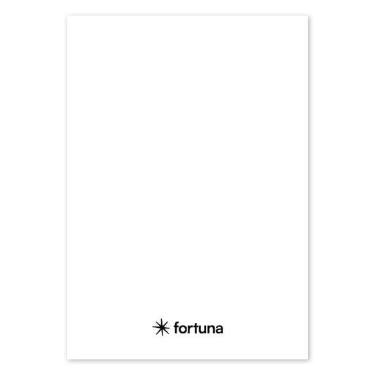 Füzet vonalas FORTUNA Monocolor A/5 32 lapos fehér kép