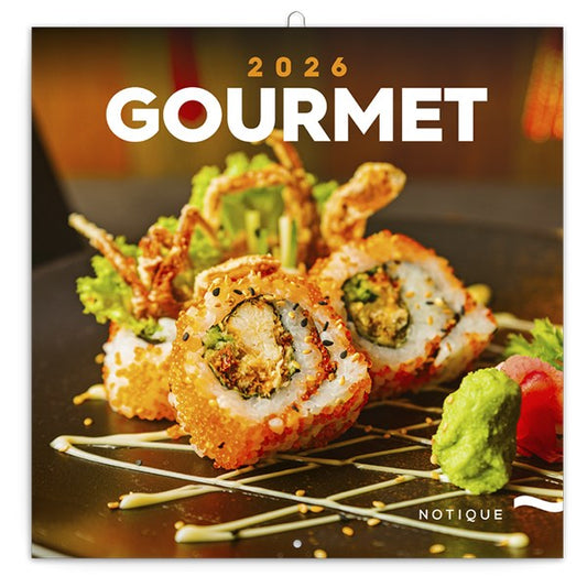 Lemeznaptár REALSYSTEM 300x300mm Gourmet 2026. kép