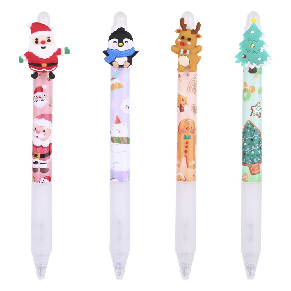 Golyóstoll NEBULO nyomógombos 0,5mm karácsony 5 kép