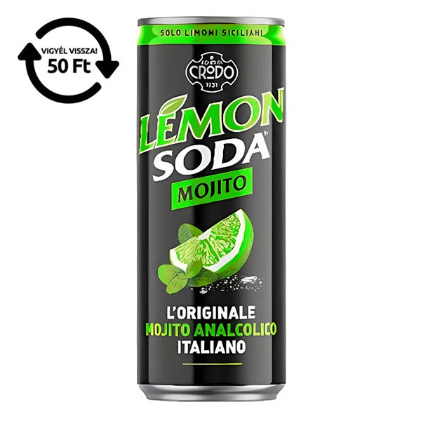 Üdítőital szénsavas LEMON SODA Mojito 0,33 L DRS kép
