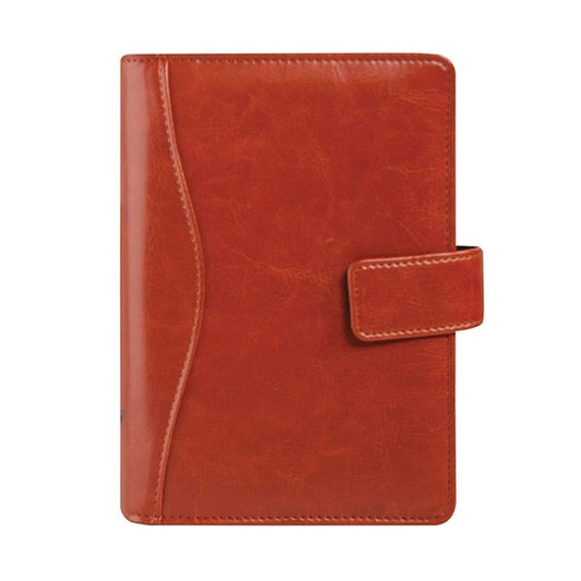 Gyűrűs kalendárium SATURNUS L231 sárga lapos antik barna műbőr 2026. kép