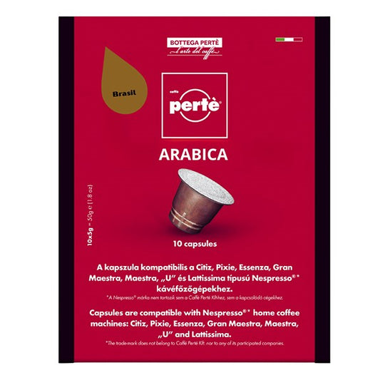 Kávékapszula CAFFÉ PERTÉ Brazil 100% arabica 10 darab/doboz kép