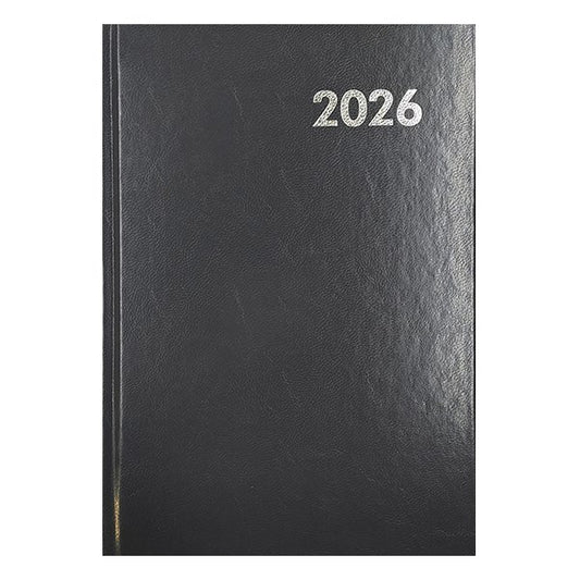 Határidőnapló ALISCA A/5 napi fehér lapos szürke 2026. kép