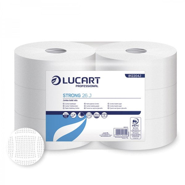 Tolaettpapír LUCART Strong Maxi 26J 2 rétegű hófehér 255m kép