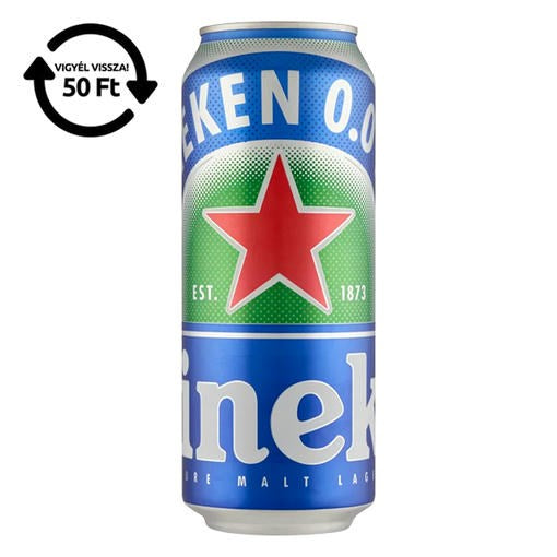 Alkoholmentes sör HEINEKEN 0,0% 500 ml DRS kép