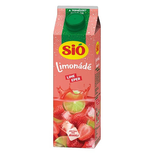 Gyümölcslé SIÓ Limonádé Lime-eper 5% 1L kép