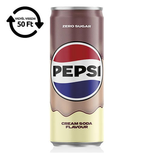 Üdítőital szénsavas PEPSI Treats Cream soda 0,24L DRS kép