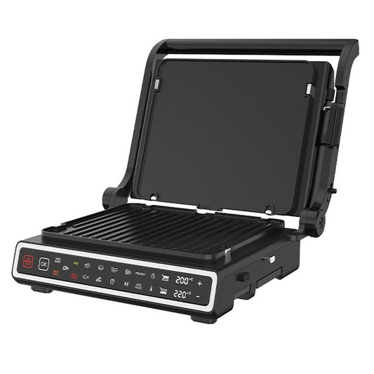 Kontaktgrill DYRAS CGR-201B digitális fekete kép