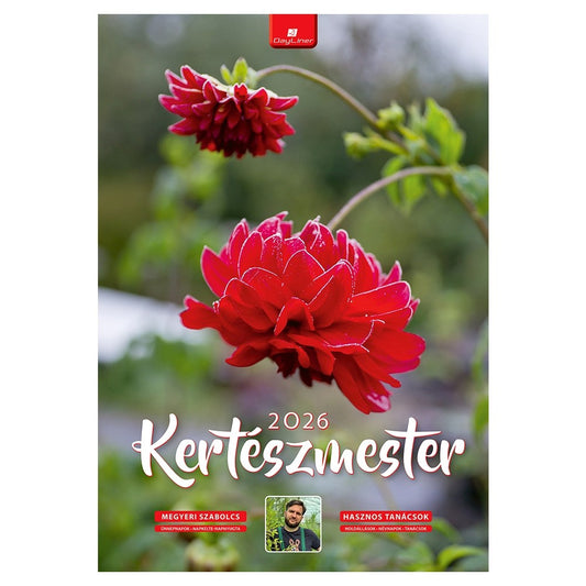 Falinaptár REALSYSTEM 340x485mm álló Kertészmester 2026. kép