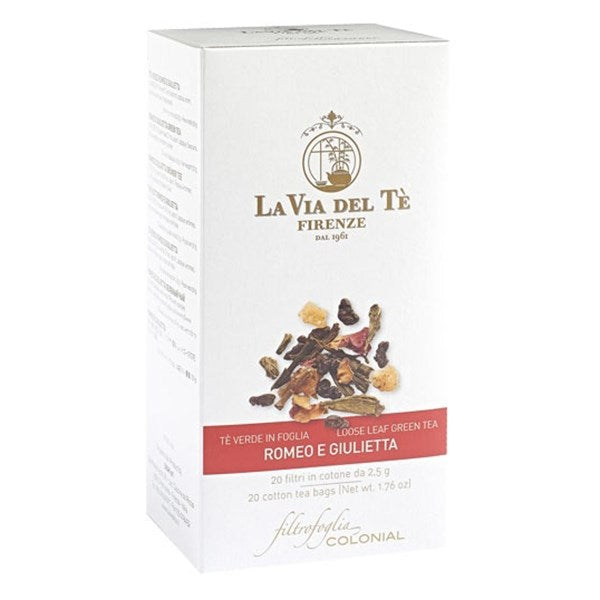 Zöld tea LA VIA DEL TÉ Rómeo&Júlia 20x2,5 g kép