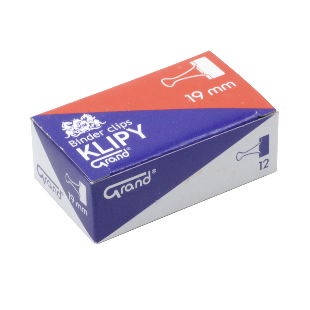 Binderkapocs 19mm, 12 db/doboz, Grand kép