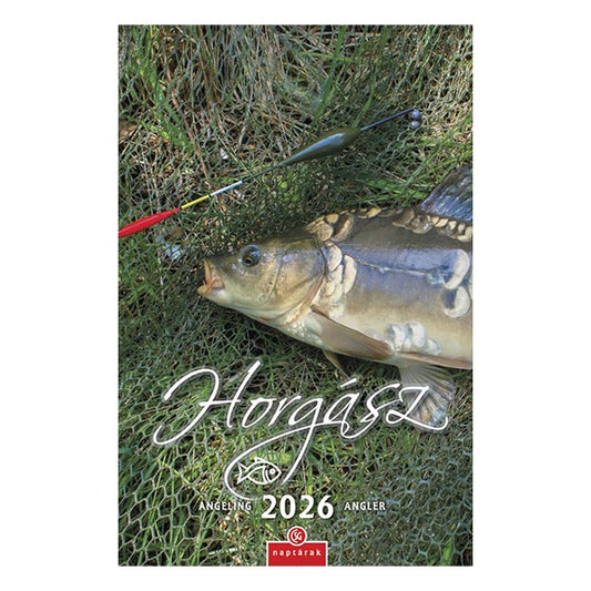 Falinaptár CSG 210x320mm álló Horgász 2026. kép