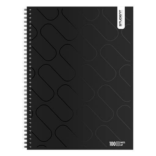 Spirálfüzet vonalas ICO Student Black Prémium A/4 100 lapos kép