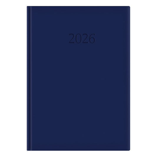 Határidőnapló TOPTIMER Wide W024 A/4 napi fehér lapos kék 2026. kép
