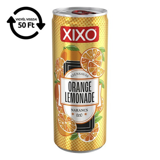 Üdítőital szénsavas XIXO Lemonade Orange 0,25L DRS kép