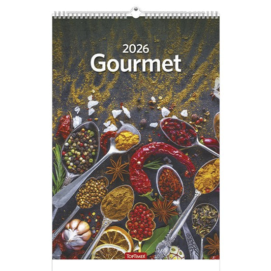 Falinaptár TOPTIMER T094 220x330mm álló Gourmet 2026. kép