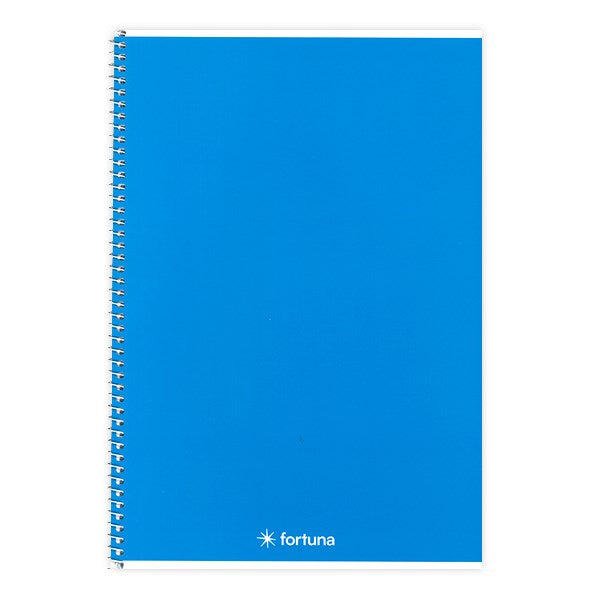 Spirálfüzet vonalas FORTUNA Monocolor A/4 70 lapos kék kép
