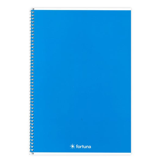 Spirálfüzet vonalas FORTUNA Monocolor A/4 70 lapos kék kép