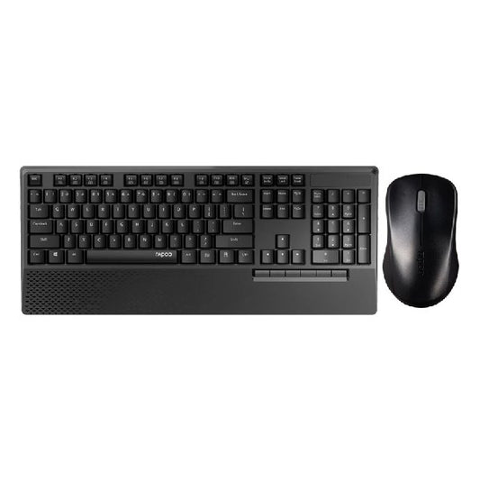 Billentyűzet + egér vezeték nélküli RAPOO X1960 2,4 Ghz fekete kép