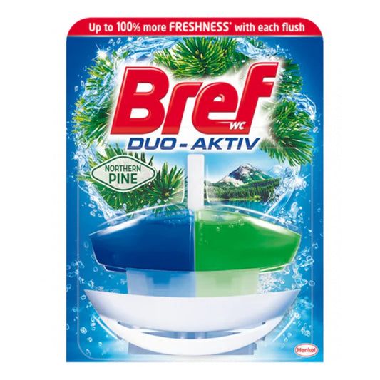 WC illatosító gél 50 ml + kosár Bref Duo Aktive Pine kép