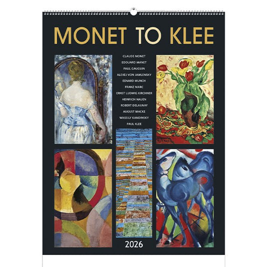 Falinaptár TOPTIMER T096 420x560mm álló Monet to klee 2026. kép