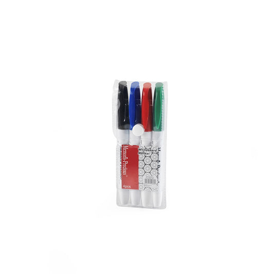Táblamarker 3mm kerek 4-es klt fekete kék piros zöld színek Egyedi kép