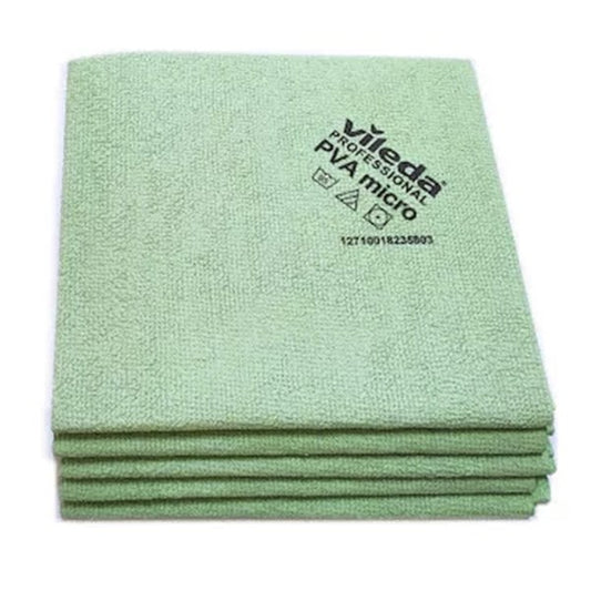 Törlőkendő mikroszálas VILEDA PVA 35X38 cm zöld 5db/csomag kép