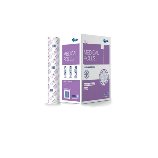 Orvosi papírlepedő 2 rétegű 100 % cellulóz 80 m 60 x 37 cm lap 6 tek/karton Paperdi_LI8M080 kép