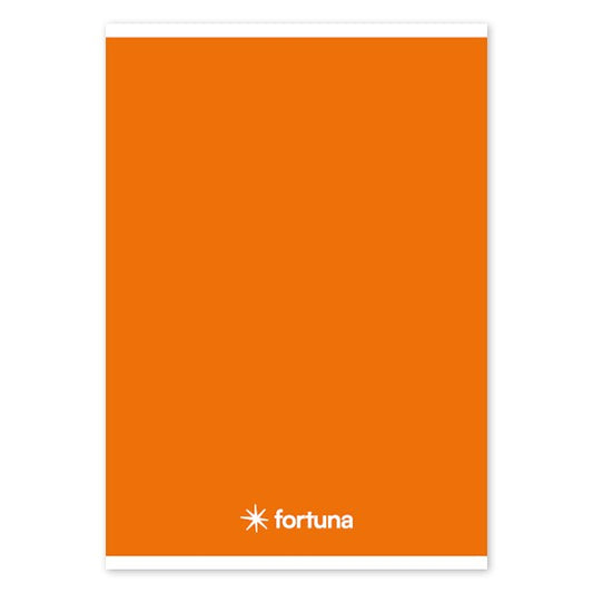 Füzet vonalas FORTUNA Monocolor A/5 32 lapos narancssárga kép