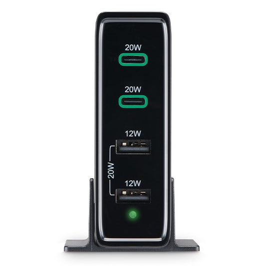 Hálózati töltő HAMA 2xUSB/2xUSB-C 60W fekete kép