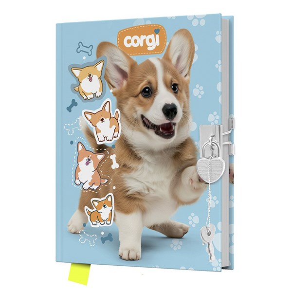 Emlékkönyv JUNIOR Corgi lakattal kép