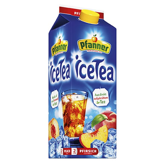 Üdítőital szénsavmentes PFANNER ice tea barack 2L kép